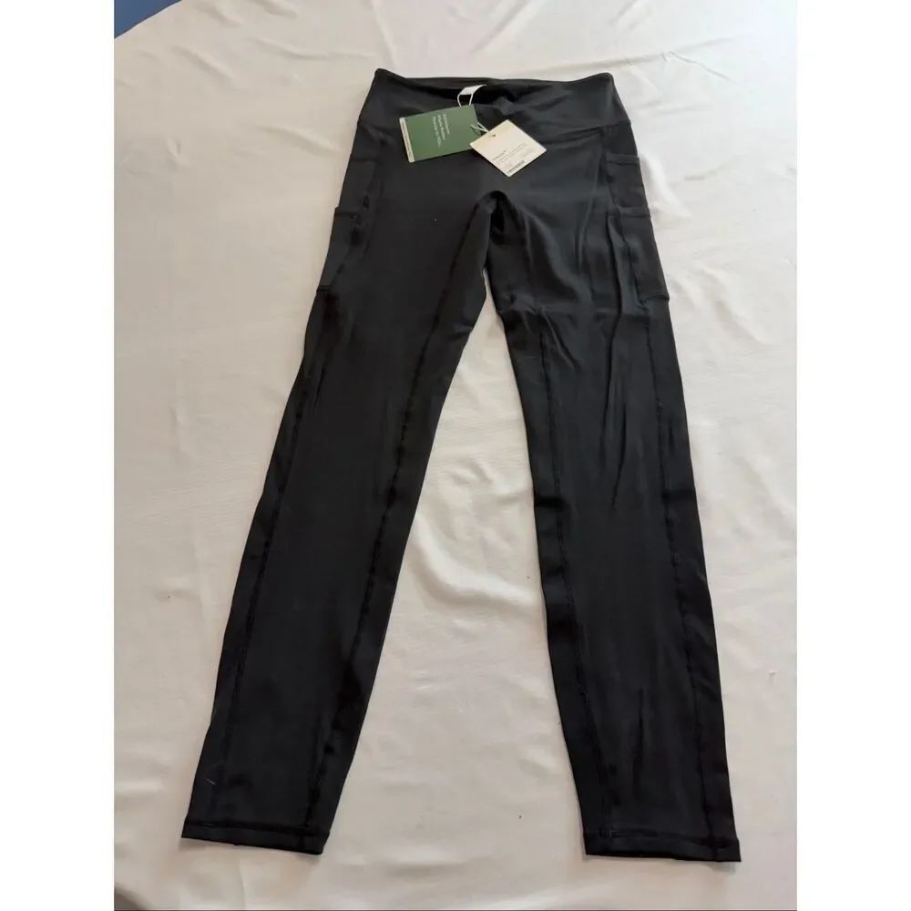 NWT Halara SoftlyZero Black 7/8 High Waisted Leggings Size Small New